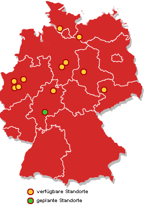 Standorte in Deutschland