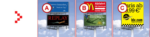 Belegungsmöglichkeiten